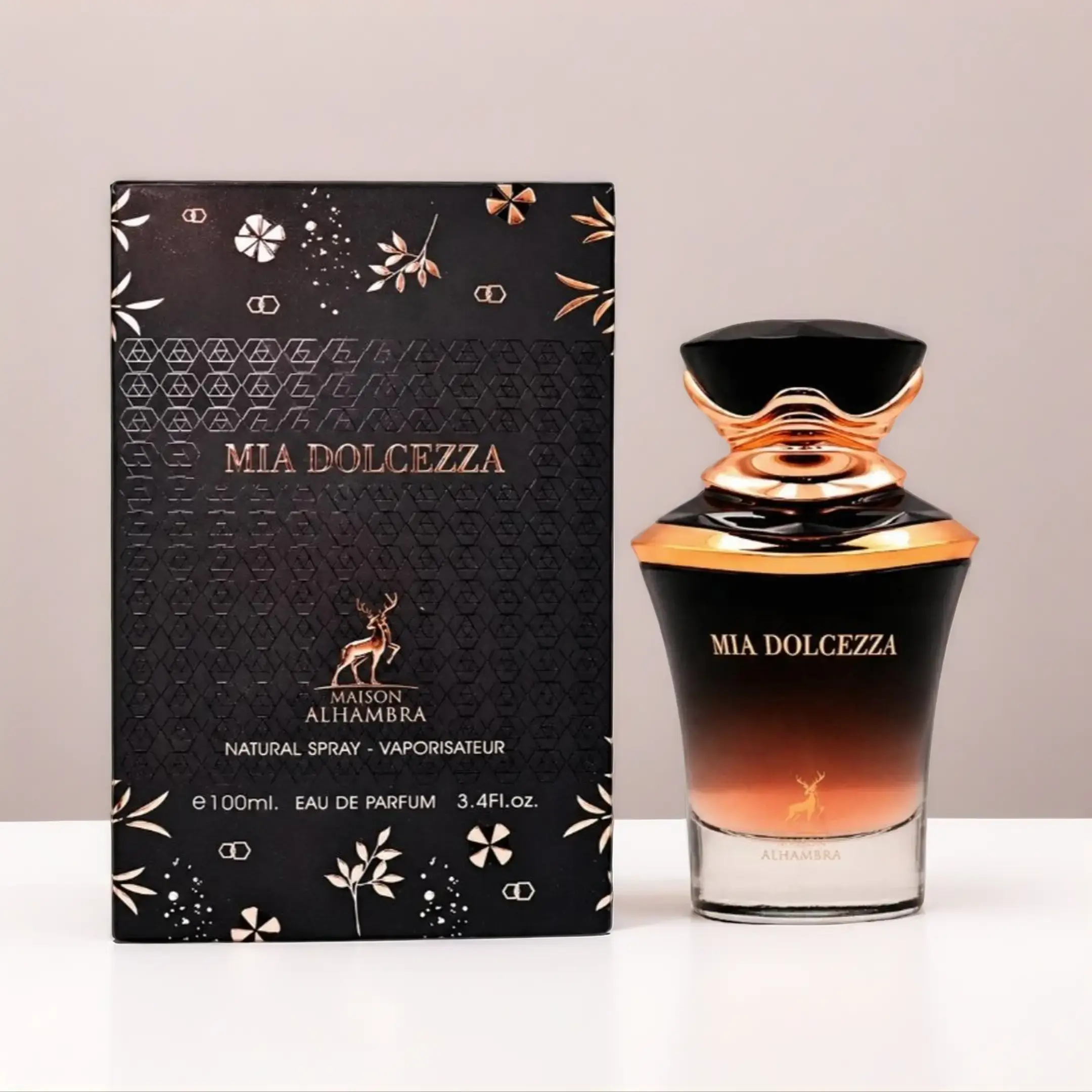 Maison Alhambra Mia Dolcezza Women's Eau de Parfum Spray, 3.4oz - Elegant Alluring Fragrance, Single Item, Perfume para Mujeres
