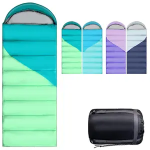 Camping Sleeping Bags for Adults Kids - 3-4 Seasons Warm & Cold Weather Backpacking Hiking XL Size Roomy Camping Gear Equipment for Couples Outdoor Car Family Travelling - Lightweight & Waterproof