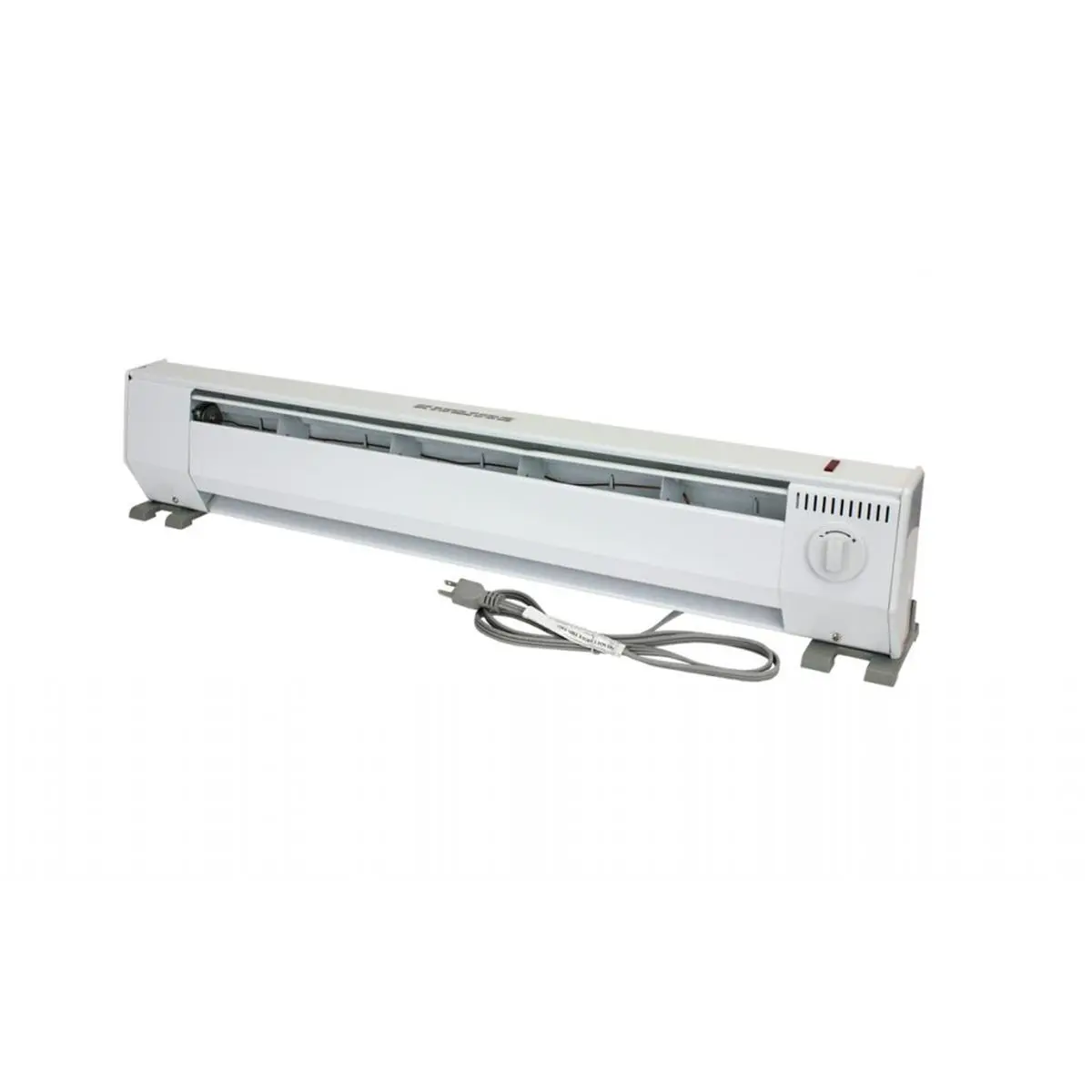 King Electric KPH1210 Portable Aluminum Baseboard Heater - 3 ft, 120V, 1000W Power, White, Temperature Control, Handle, 1-Year Warranty, 3-Wire Grounded Plug, Tip-Over Safe Switch, Aluminum Fins, Energy Efficient, U.S. & Global Materials