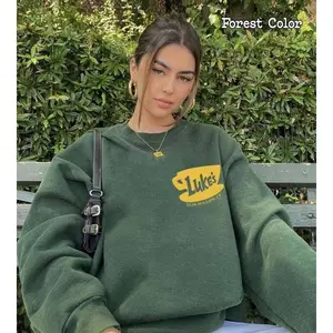 Vintage Luke's Diner Sweatshirt, Gilmore Girls Sweatshirt, Stars Hollow Sweatshirt, Gift For Her, Christmas Shirt Cotton Casual Sweatshirt, Sweatshirt hot trend 2025