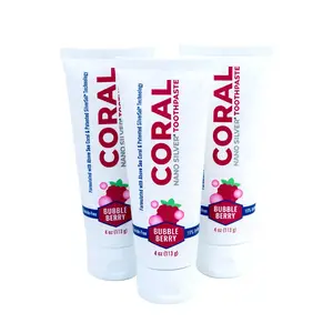 Nano Silver Bubble Berry Toothpaste 3 Pack