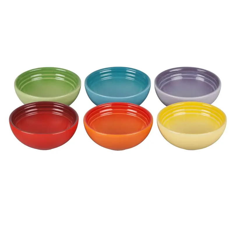 Le Creuset 2oz Pinch Bowls (Set of 6) | Rainbow Multicolored