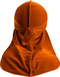 JagRags Premium Orange and Velvet Durag for Men