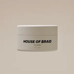 House of Braid Non Toxic Haircare Styling Gel 3.4 oz / 100ml Clean Beauty Formula for Edges Hairstyles Braids Locs Twists Updos