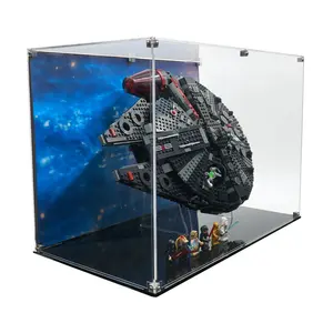 Acrylic Display Case UV Print Compatible with LEGO® 75389 Dark Falcon Star Wars - Set Not Included