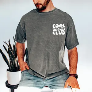 Cool Uncles Club Comfort Colors T-Shirt, New Uncle Shirt, Pregnancy Reveal Tee Gift For Uncle, Funny Cool Uncle Outfit, Uncle Birthday Gifts