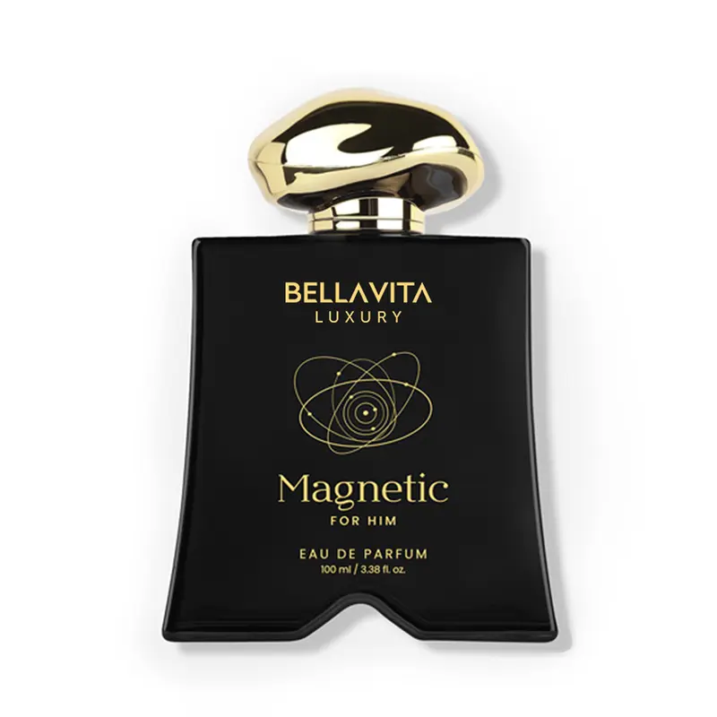 BellaVita Luxury’s Mood Collection Magnetic for Him | EDP | Grapefruit, Jasmine & Vanilla | Premium Long-Lasting Fragrance for Men | 3.38 Fl.oz
