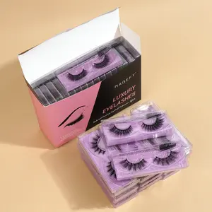 20 Pairs Of Natural Crossover False Eyelashes 4 Styles Of Eye Lashes + 20pcs Lash Brushes Comic Lashes Reusable Makeup Cosmetic lash clusters lash clusters wispy lash clusters lashes strips#Summervibes