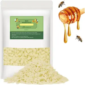 Beeswax Pellets Beeswax Triple Filtered Beeswax Pastilles for Candle Making  for DIY Projects (2LB)