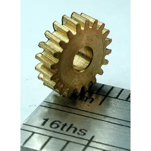 Northwest Short Line 12020-6 Worm Gear - Delrin 3/32" Bore (.0937") -- 20 Teeth, 0.306 Outside Diameter, All Scales