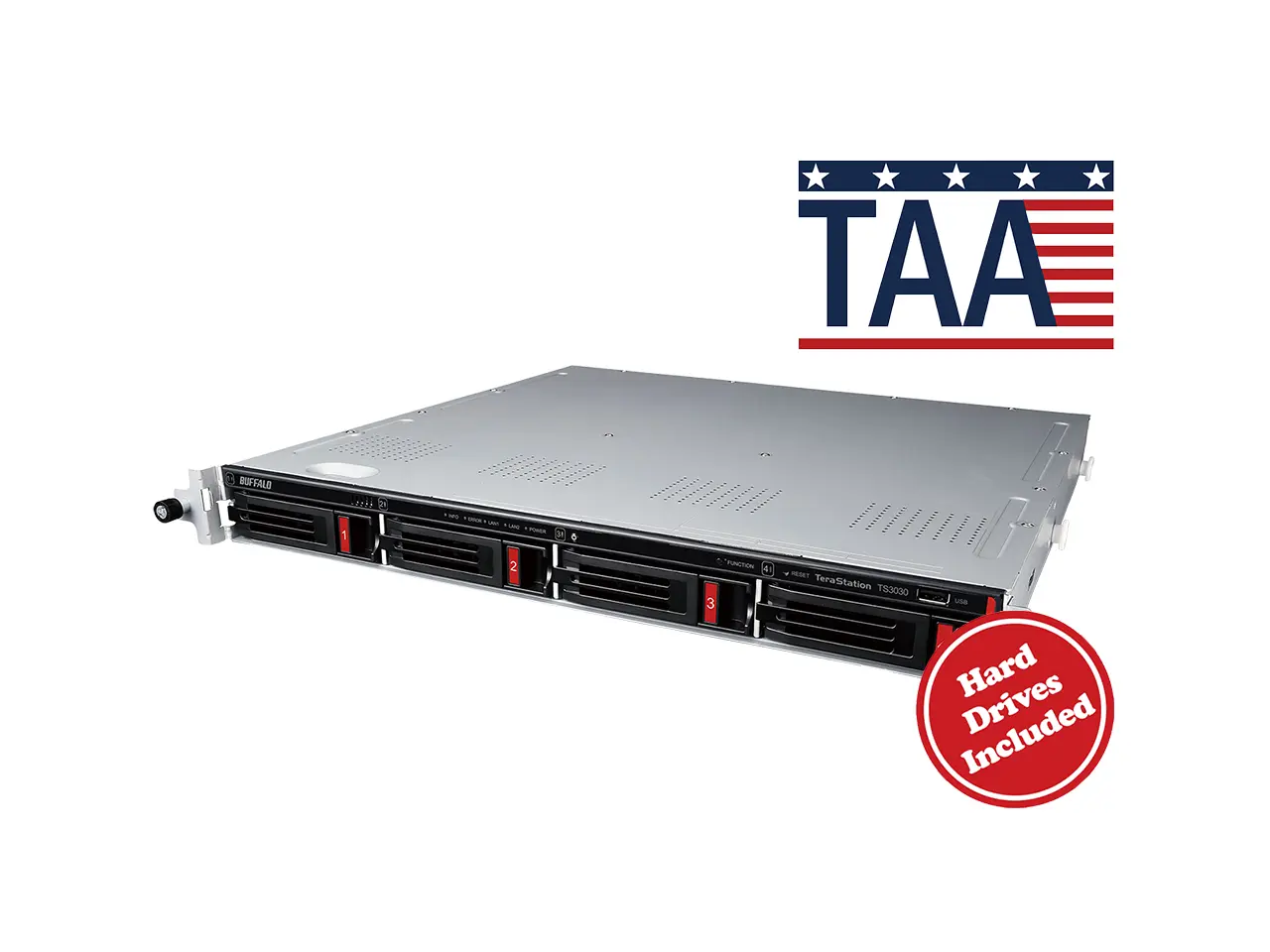 BUFFALO TS3430RN3204 32TB (4 x 8TB) Network Storage