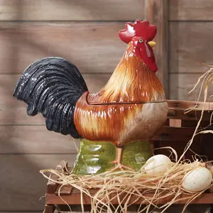 Rooster Day Cookie Jar