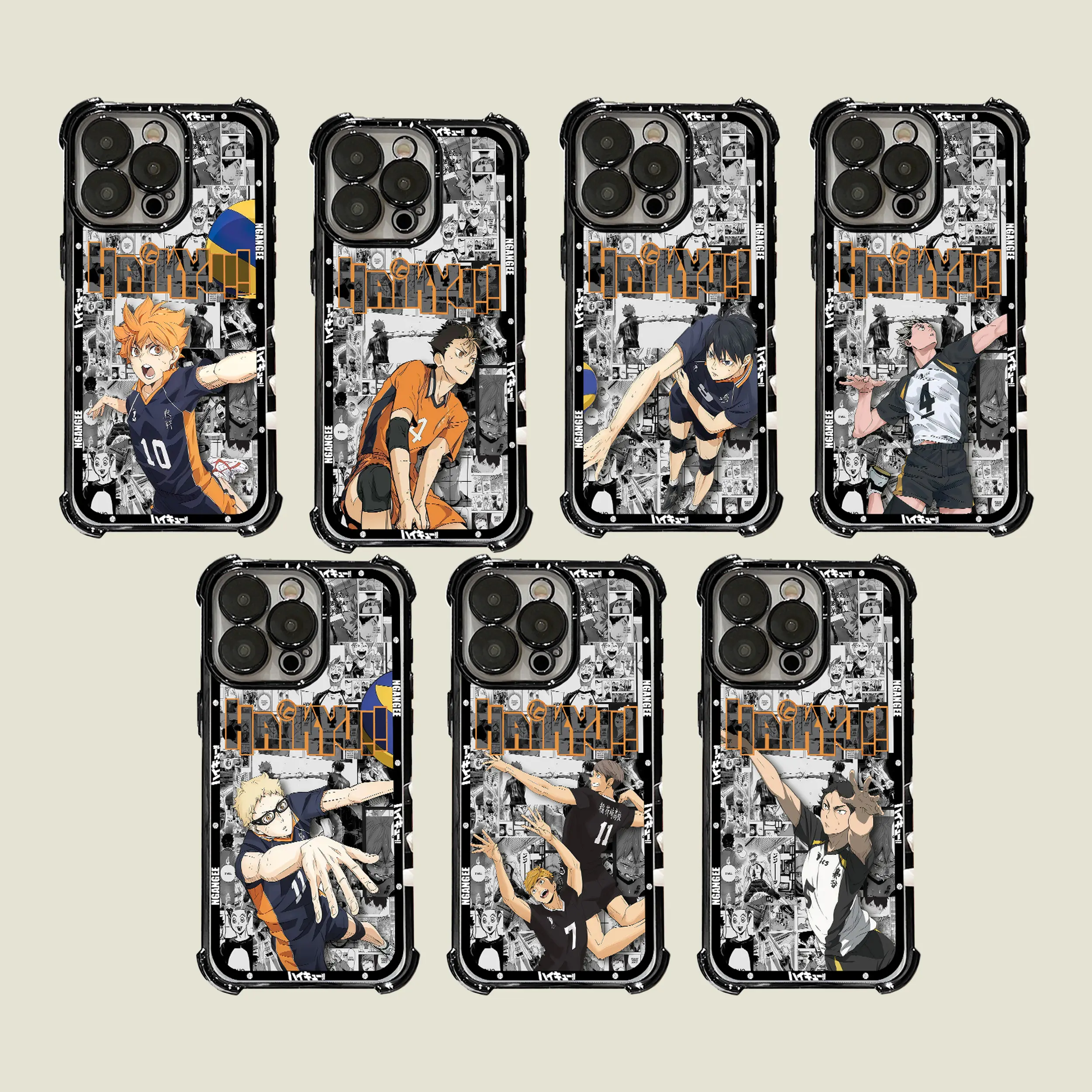 HAIKYU!! Anime Phone Case for Samsung Galaxy S22 S23 S24 S25 S26 S26ULTRA and iPhone 17 PRO MAX 17 17AIR 11 12 13 14 15 16 PLUS PQMH1-7