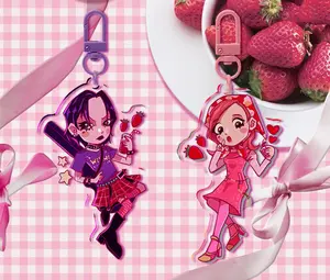 Nana and Hachi Acrylic Keychain, durable, perfect for bags, keys, or as a gift.