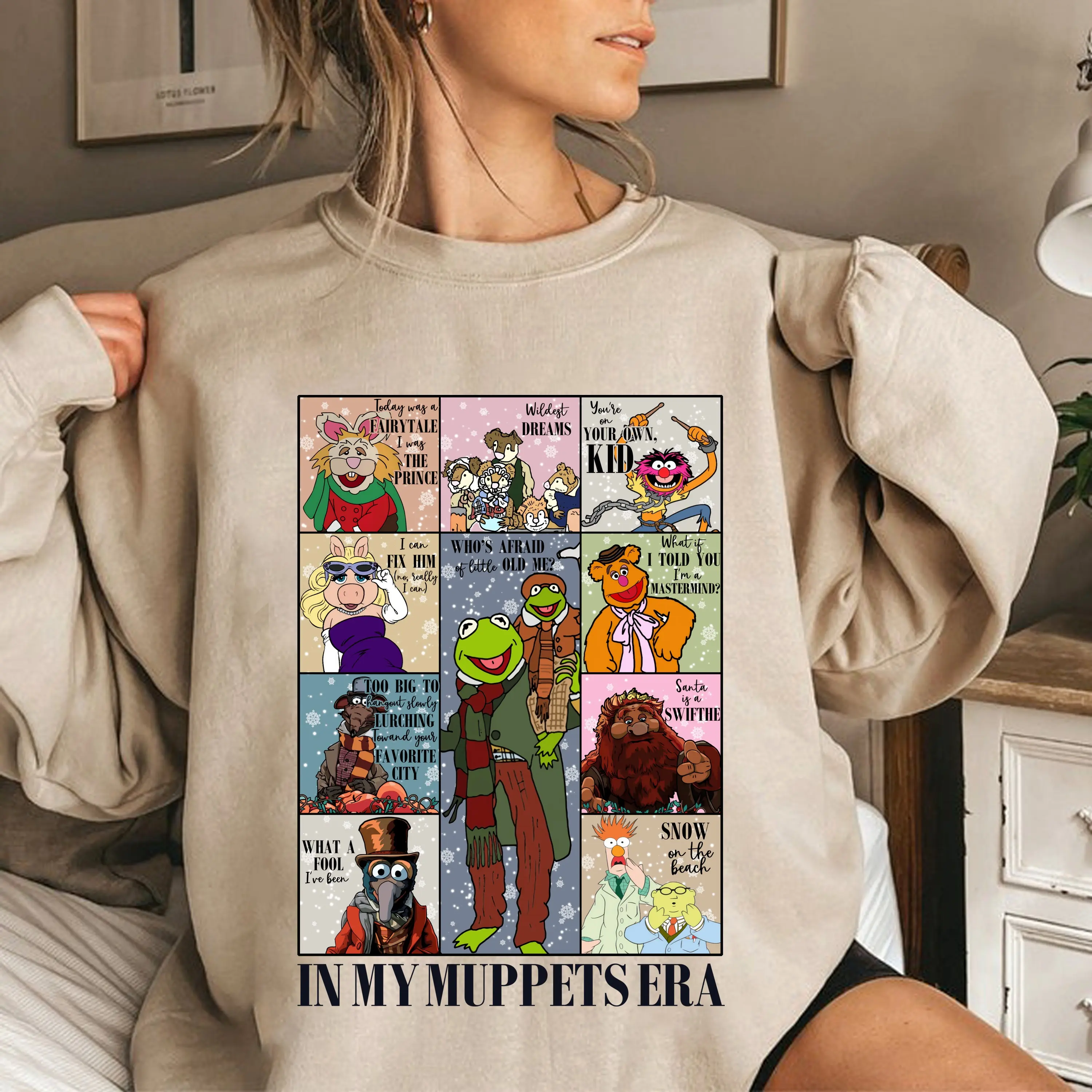 The Muppet Christmas Carol Shirt, Music Lyrics Shirt, In My Muppet Shirt, Xmas Movie Shirt, Muppets Lovers Sweatshirt