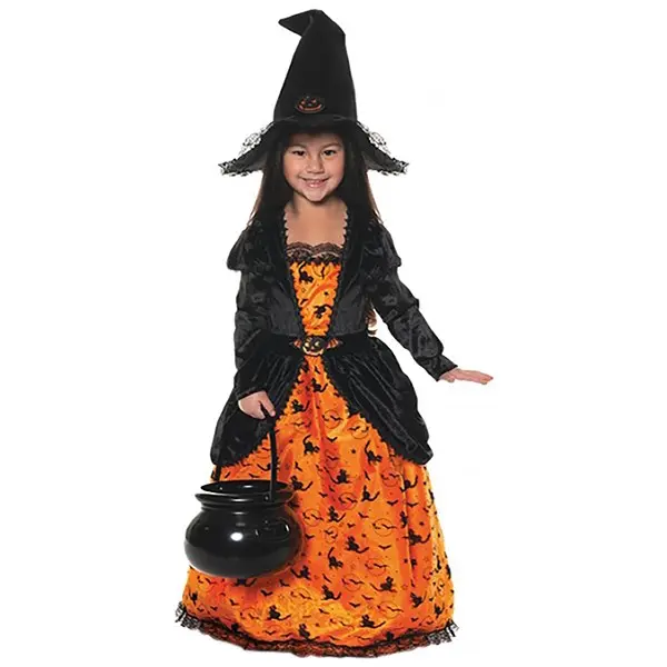 Pumpkin Witch Costume for Girls