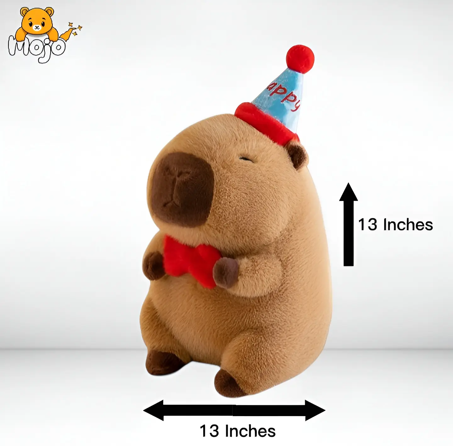 Capybara Birthday Plush Toy, Capybara Plush Toy, Cute Simulation Capybara Stuffed Toy, Soft Animals Decoration Toy for Boys & Girls, Gift for Girls, Soft Animals Decoration Toy for Home Sofa & Bed, Pets Plush Toys,