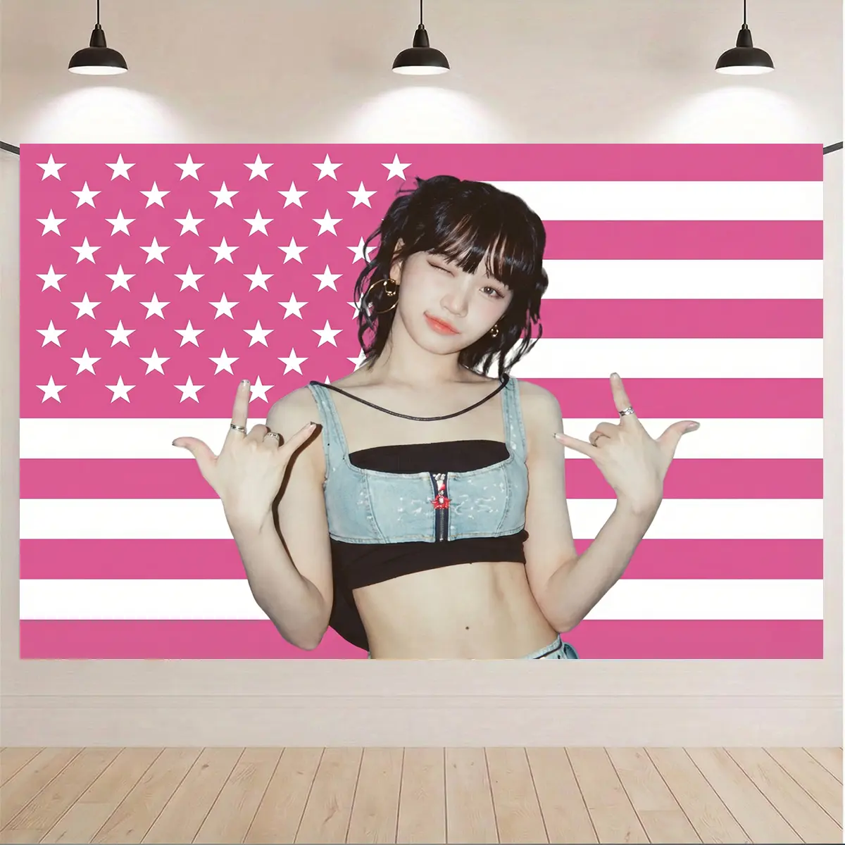 CHAEWON Bias Tapestry - K-pop Merch Polyester Wall Hanging