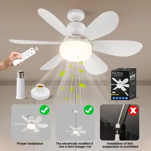 Modern LED Ceiling Fan Light with Remote Control, 3 Speed Adjustable Ceiling Fan Light, Dimmable Ceiling Fan Light for Bedroom, Kitchen, Living Room, Ceiling Light Fixture