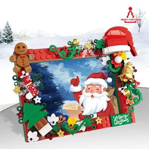 Building Blocks Frame, 1 Box Creative DIY Photo Frame, Building Toys for Teenager, Creative Desktop Ornament for Home Office