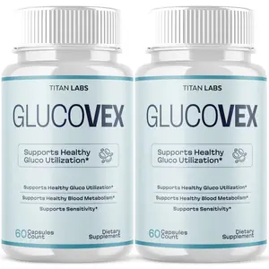 (2 Pack) Glucovex Advanced Blood Support Max Gluco Vex 120 Capsules