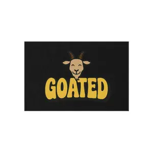 Playful Goat Outdoor Rug - Perfect for Porches, Patios, Camping, Barnyard Décor, Fun Gifts for Goat Lovers