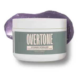 Stormy Sterling Color Depositing Treatment Mask Hydrojelly Facials Daily Nourishing Hydrating Pastel Violet Overtone