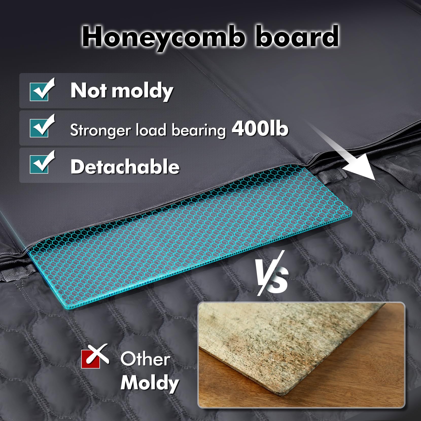 400LBS Hard Bottom Dog Car Hammock - Heavy Duty Waterproof Dog Seat Cover Back Seat Extender, Mesh Window, Universal Fit for Sedans SUVs Trucks, Supports Large Dogs