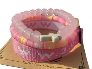 Valentines Gift Wwjd Beaded Bracelet With Cross Charm Exquisite Jewelry For Birthday Gift Beaded Design And Meaningful Cross Charm Perfect Gift Idea