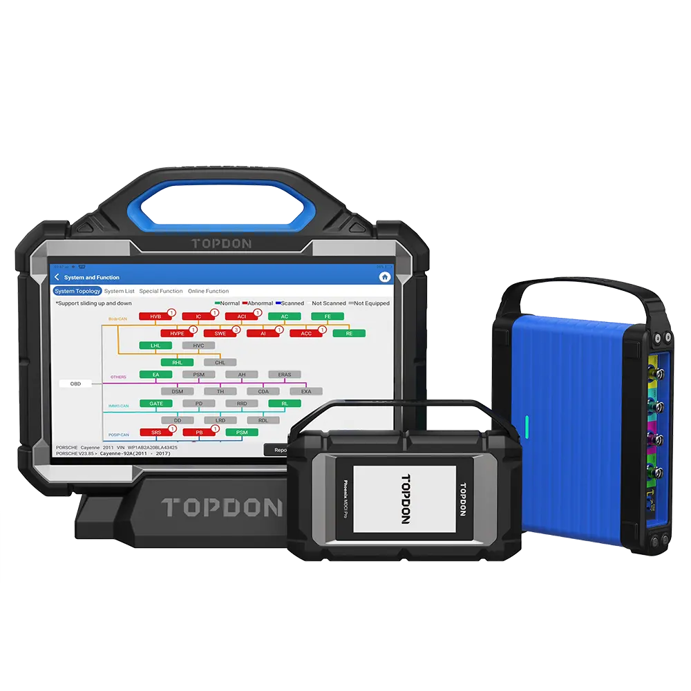 TOPDON Phoenix Max All-in-1 ULTRA Diagnostic Programming ECU Coding Obd Port Vehicle topdon bidirectional scan tool Wireless All-System OBD2 Scanner