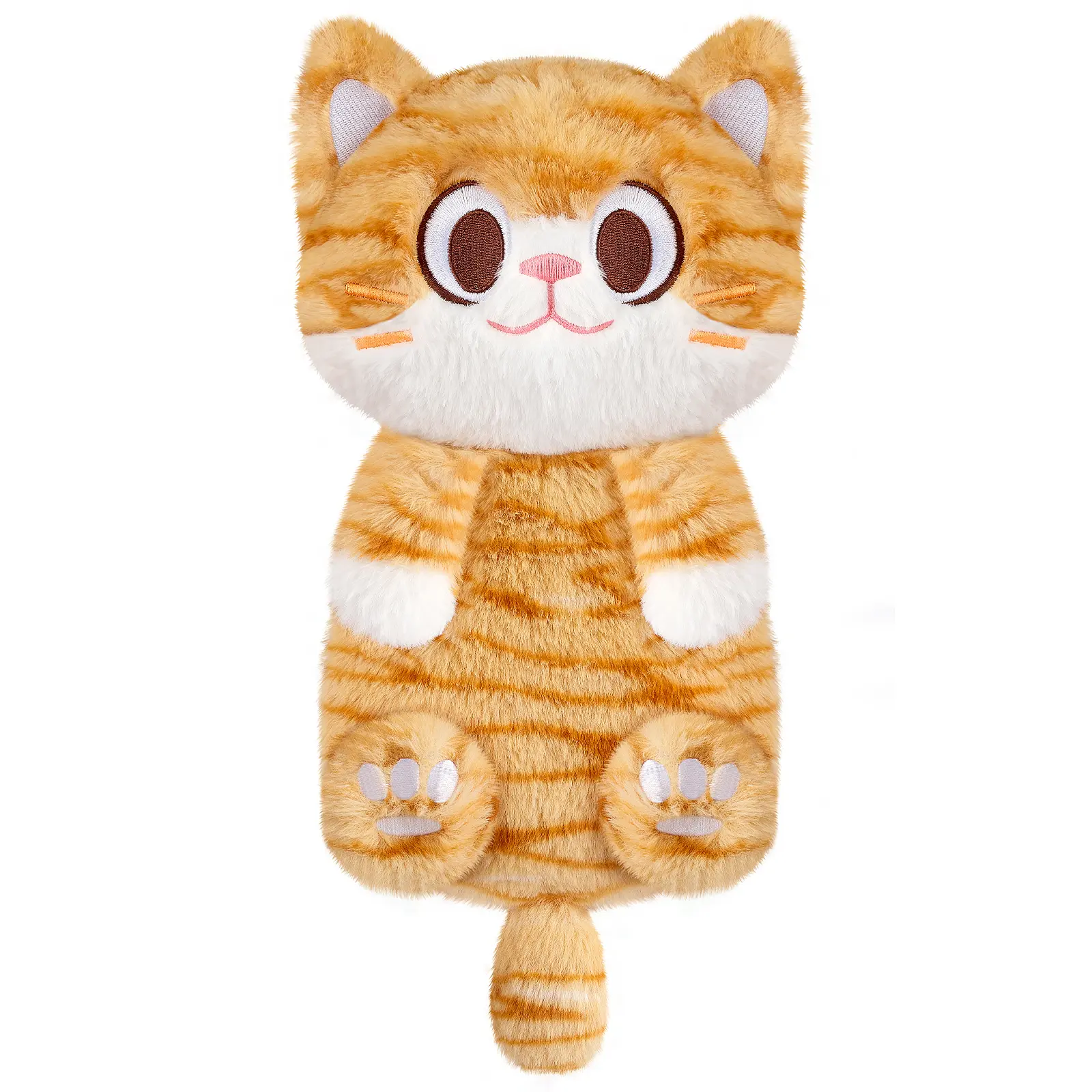MeowMeow 6.3" x 10.6" 1.2 lbs Microwavable Heating Pad with Removable Washable Plush Cover 100% Natural Filling Adorable Animals Series Gifts for Everyone