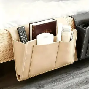 Bedhead storage bag, multi-layer space, easy to store, portable - suitable for bedside, sofa, hotel, business travel - Bedhead storage hanging bag, portable bedside storage bag, Hangable