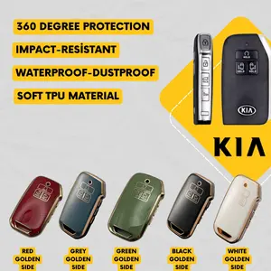 KIA 7-Button Key Fob Cover for Carnival - Tpu Remote Case