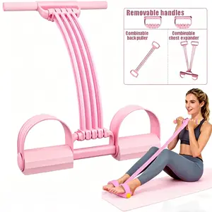 3-in-1 Multi-Function Pedal Resistance Band, Stretch Pull Rope Fitness, Full-Body Home Workout, Sit-up, Yoga, Core & Ab Training summervibes