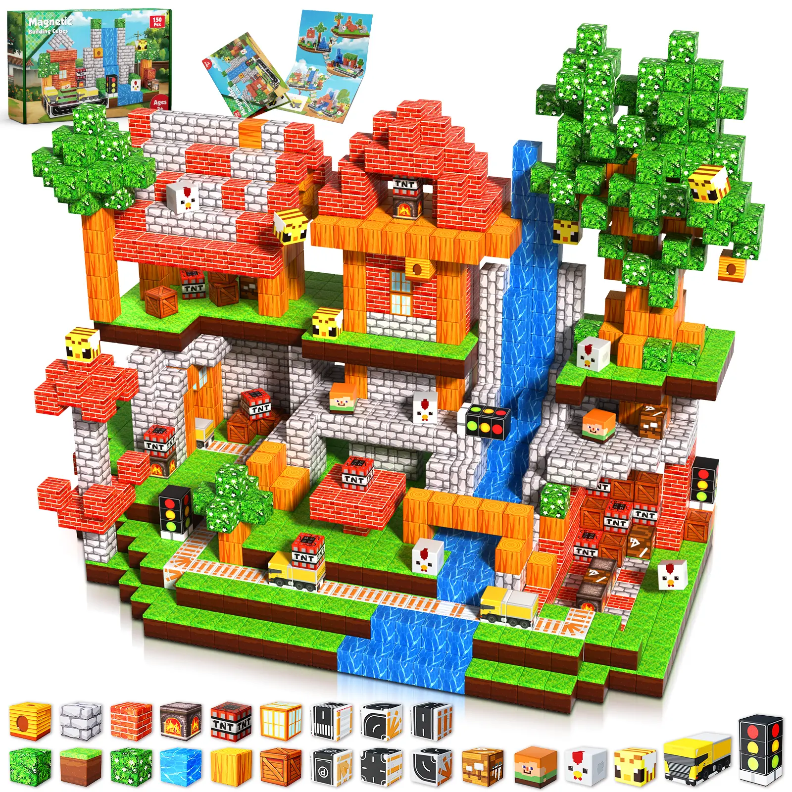 red brick railway (150pcs)