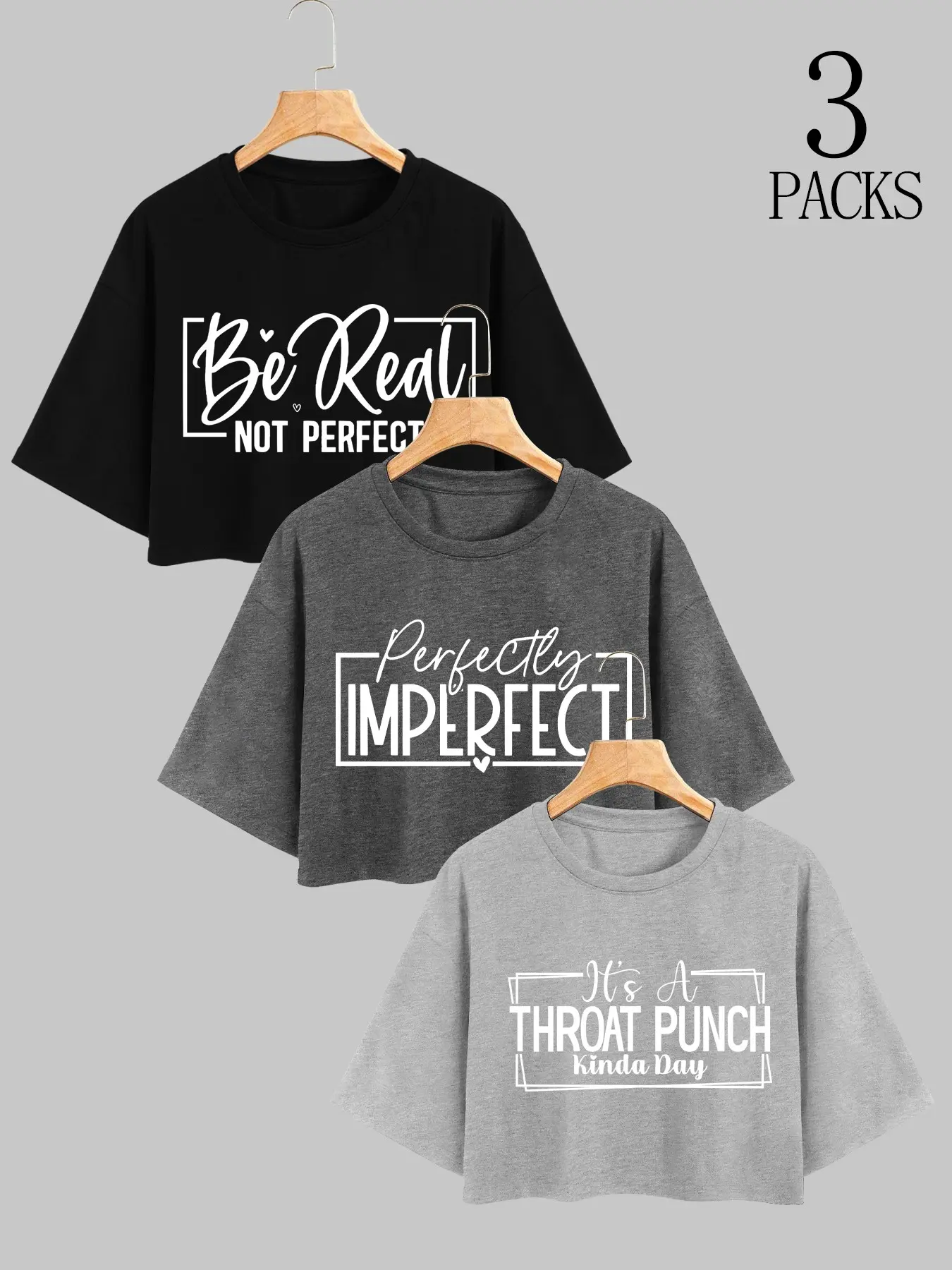 Women's Summer Fashion Trend Short Sleeve Round Neck Letter Print Loose Fit Casual Top, Daily Wear Sporty Streetwear Style Matching Tee Set, Perfect for Travel Beach Gym Camping Party, Womenswear, Casual Streetwear Essentials