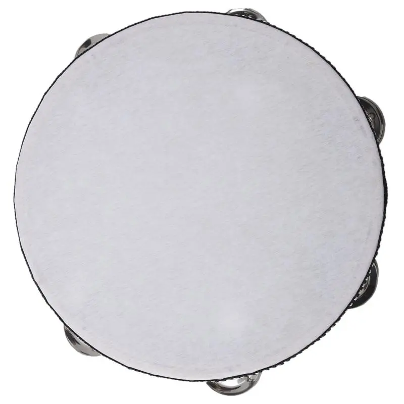 8" Unisex Handheld Tambourine - Percussion Instrument, Party Music Accessory for KTV Parties, Leisure Outdoor Recreation Gift