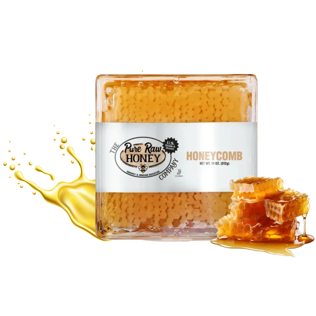 Freshly Harvested Raw Honeycomb
