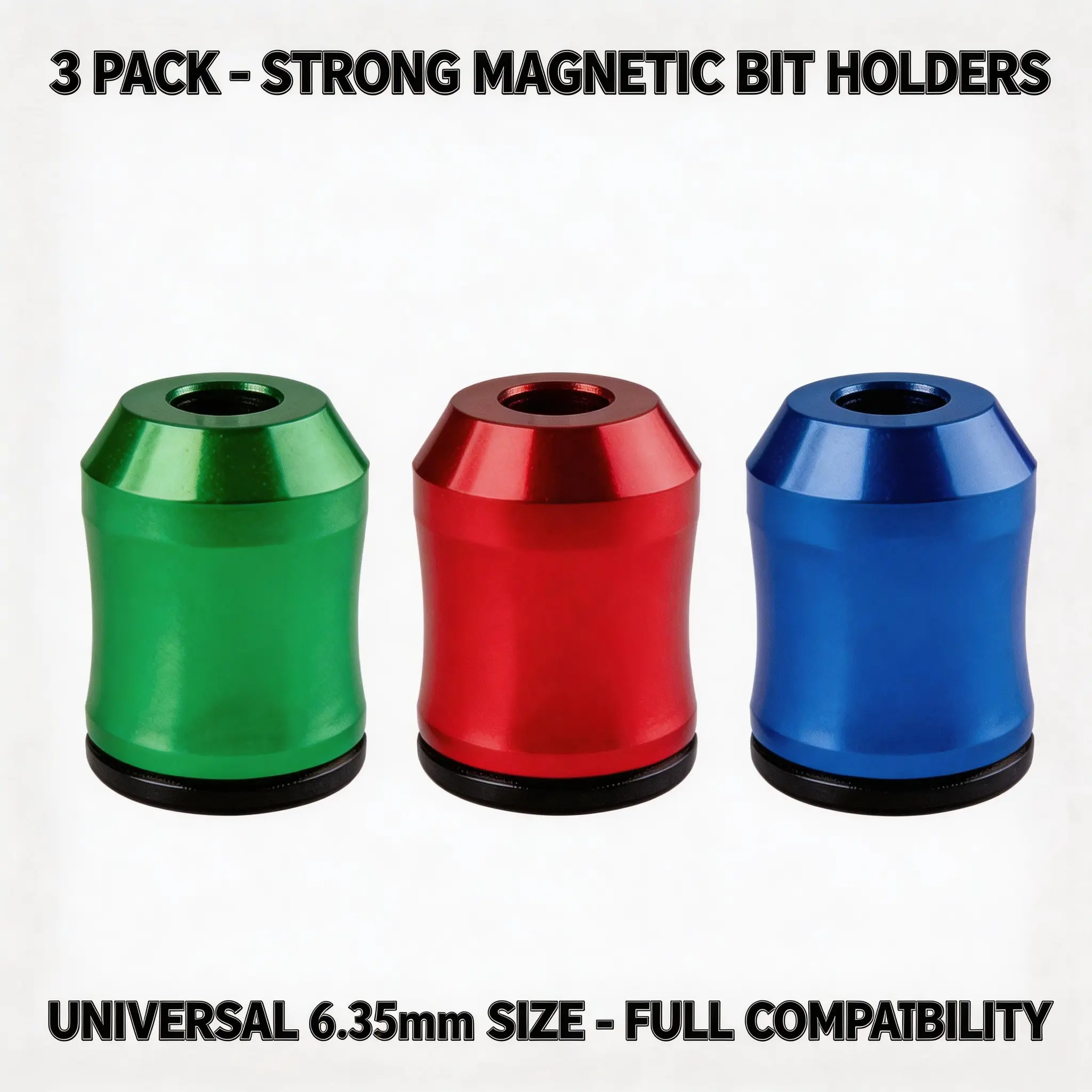 Strong  Screw Ring: 1/4 Inch/ 6.35 mm Universal  Screw Holder -    Drill Bit Holder for Hex  and Power Bits Gift for Thanksgiving, Christmas, New Year Fathers Day Gifts screwdriver magnetic removable