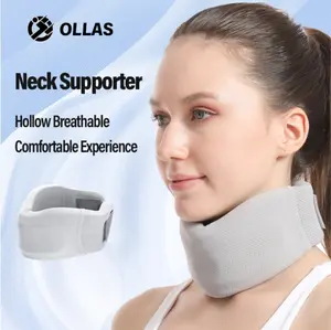 Ice Silk Neck Brace - Soft Breathable Cervical Collar for Pain Relief & Posture Correction -  Comfortable Sleep - Ideal for Office Workers & Neck Injury Recovery Healthcare Fabric