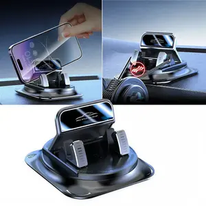 [Mother's Day] Car Phone Mount: Supports 360-degree rotation, perfect for dashboard navigation use; allows for horizontal and vertical screen angle adjustments and is compatible with a wide range of iPhone and Android smartphones.