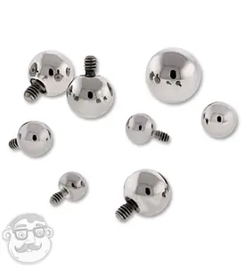 Internally Threaded Titanium Replacement Balls