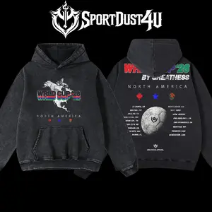 SportDust4U Retro Vintage Limited Edition World Cup 2026 "North America Map" Unisex T-Shirt & Hoodie 100% Premium Cotton 230gsm American-Made Classic
