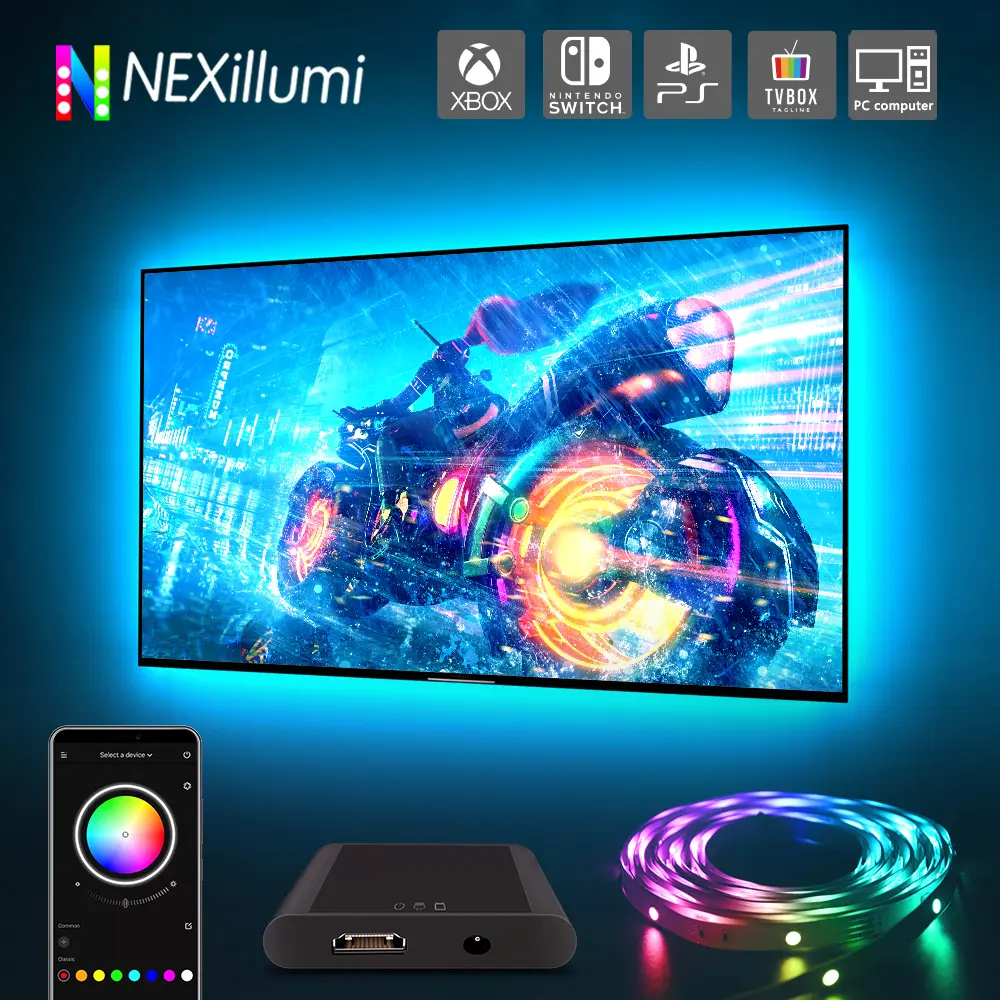 Ambient TV and PC LED Sync Lights for HDMI devises
