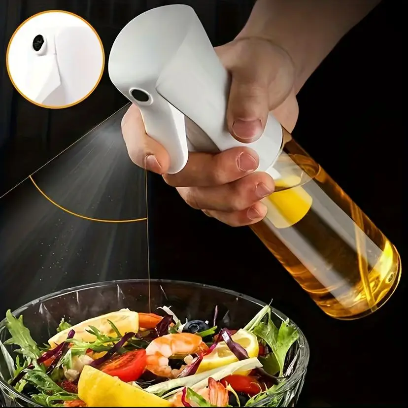 Kitchen Oil Sprayer, 1 Count Creative Multifunctional Oil Spray Bottle, Household Oil Spray For Salad, BBQ, Baking, Kitchen Stuff, Kitchen Gadget, Sum