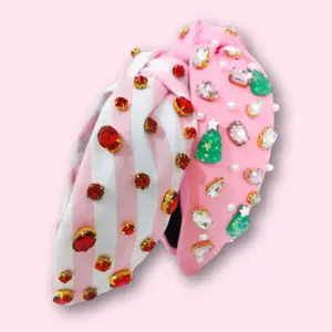 Pinkmas Headbands, Pink Christmas Headband, Holiday Headband, Winter Headband, Candy Cane Headband, Christmas Tree Headband