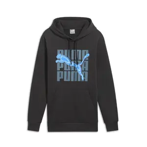 PUMA Mens Illusion Graphic Hoodie Casual Outerwear Casual - Black