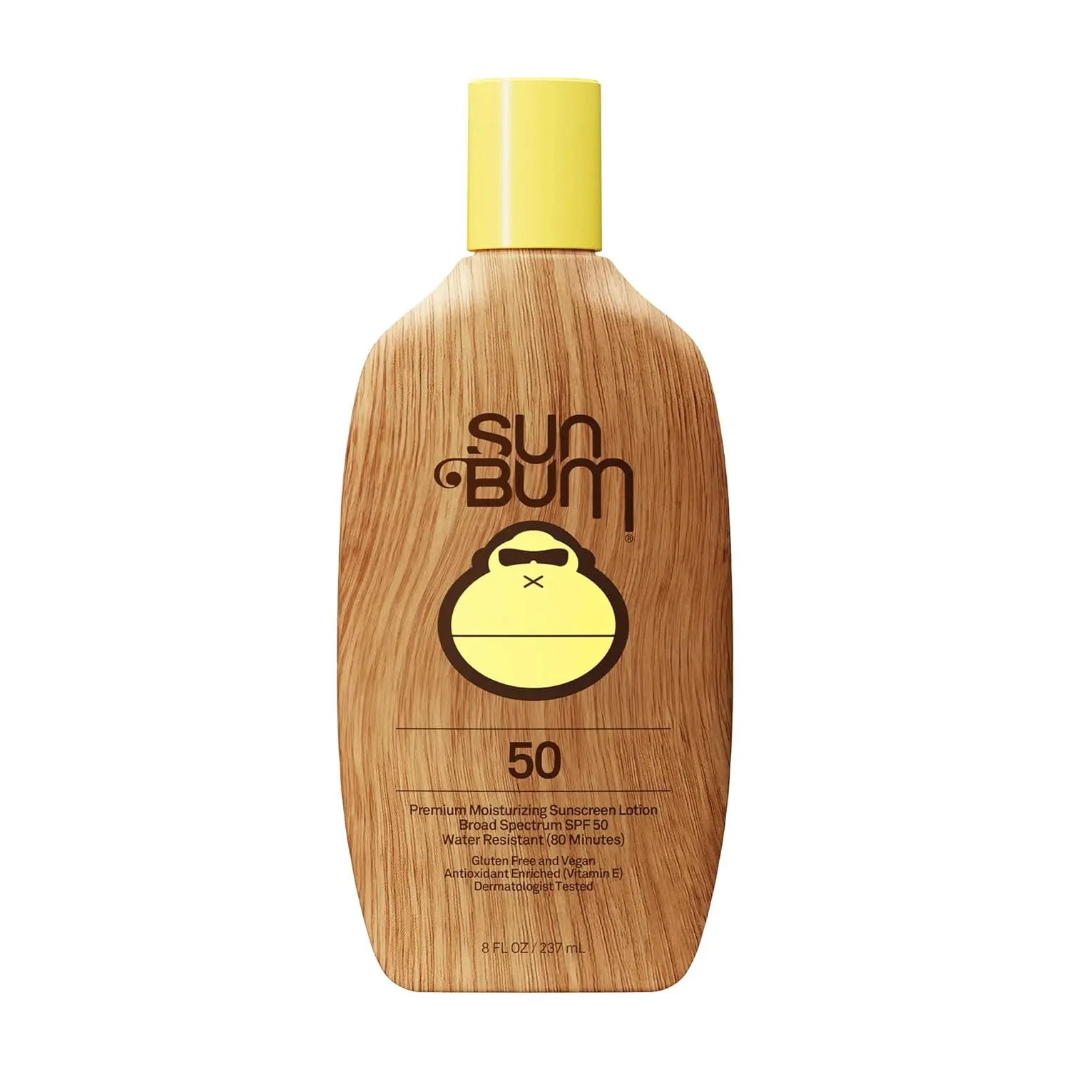 Sun Bum Original SPF 50 Sunscreen Body Lotion - Broad Spectrum Moisturizing Sunscreen with Vitamin E - Hawaii 104 Act Compliant (Made without Octinoxate & Oxybenzone) - 8 oz, Body Care, Full Body