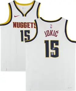 Nikola Jokic Denver Nuggets Autographed White Nike Association Swingman Jersey - BAS - Fanatics Authentic Certified