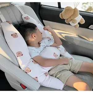 H-Shaped Car Travel Pillow for Kids & Adult Soft Ergonomic Neck Head Support Full Body Support Breathable Fabric Secure Anti-Slip Fit Ideal for Long Distance Travel